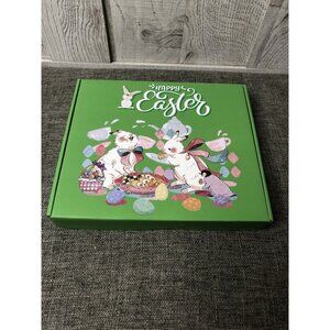 12 pc Happy Easter Stainless Steel Cookie Cutter Set Bunny Chick Butterfly